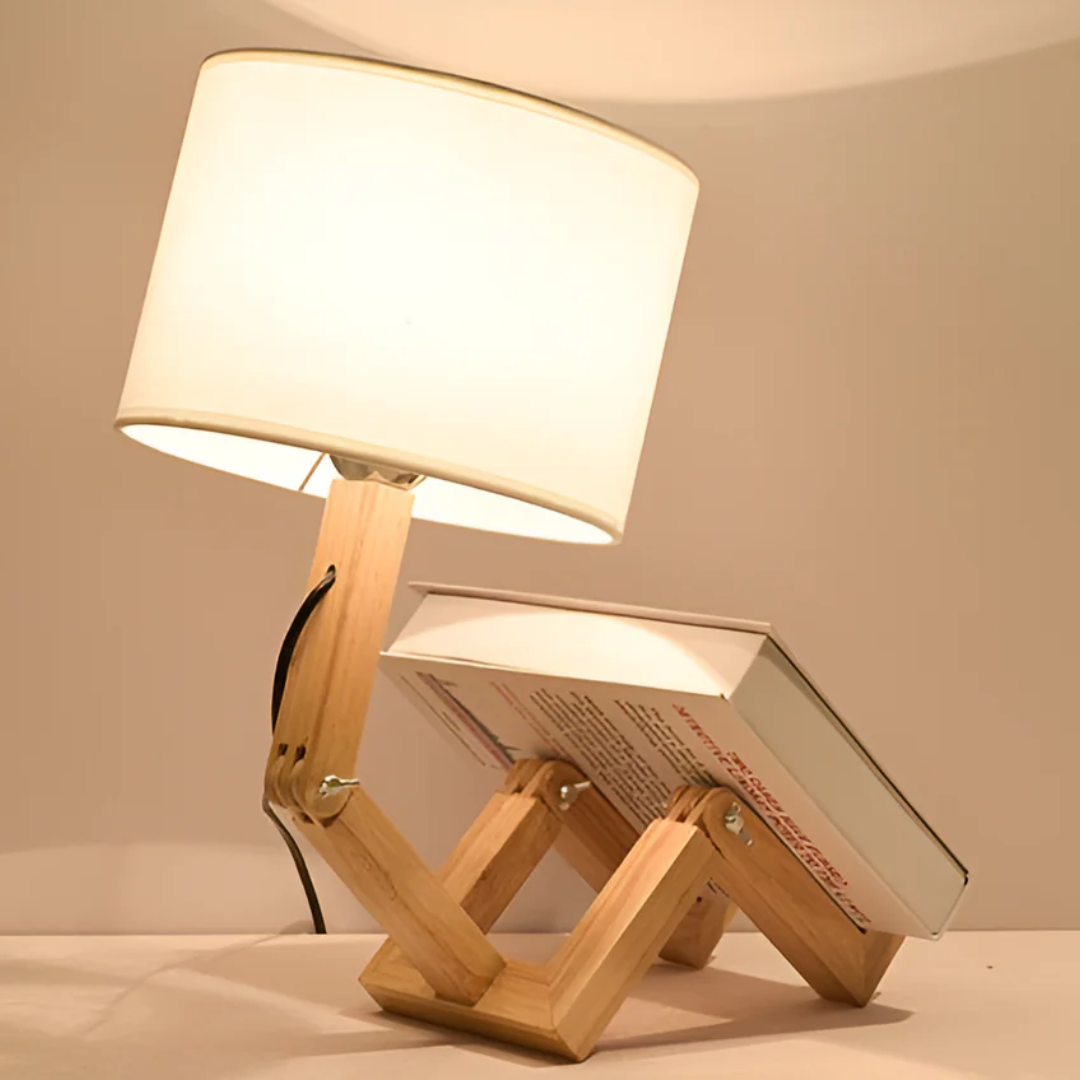 Rilna - Flexibele Houten Tafellamp