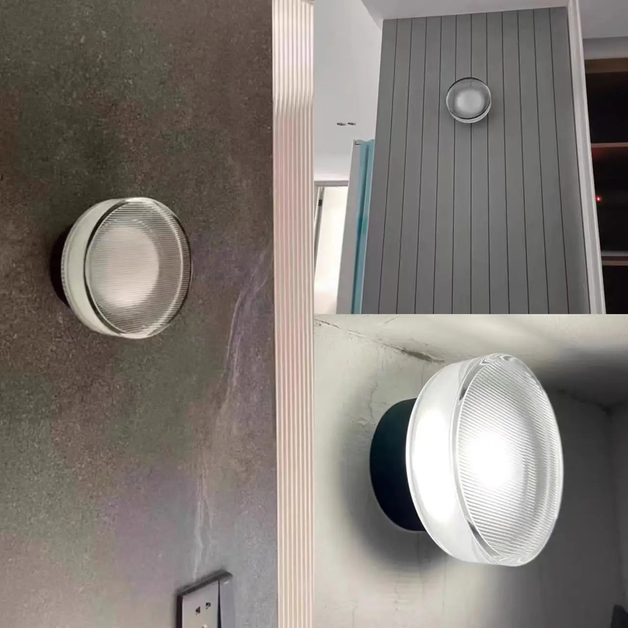 Lumo Round Glass Wall Light