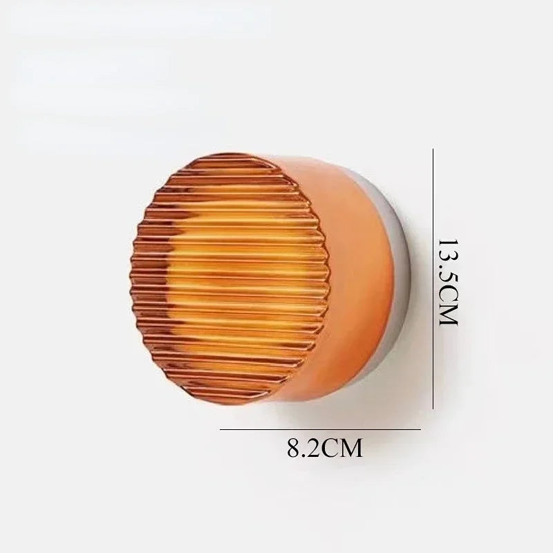 Lumo Round Glass Wall Light