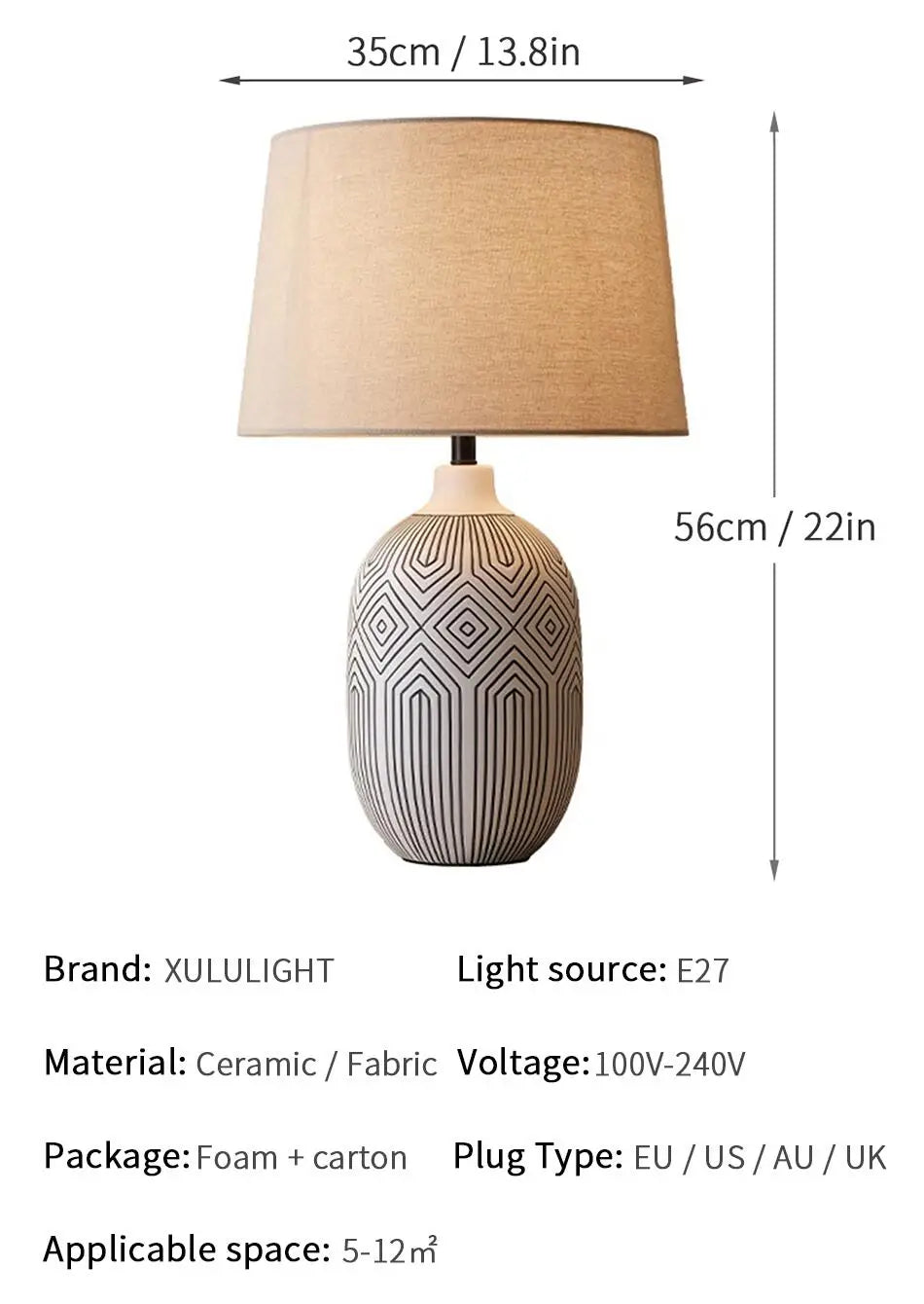 Neko Ceramic Table Lamp