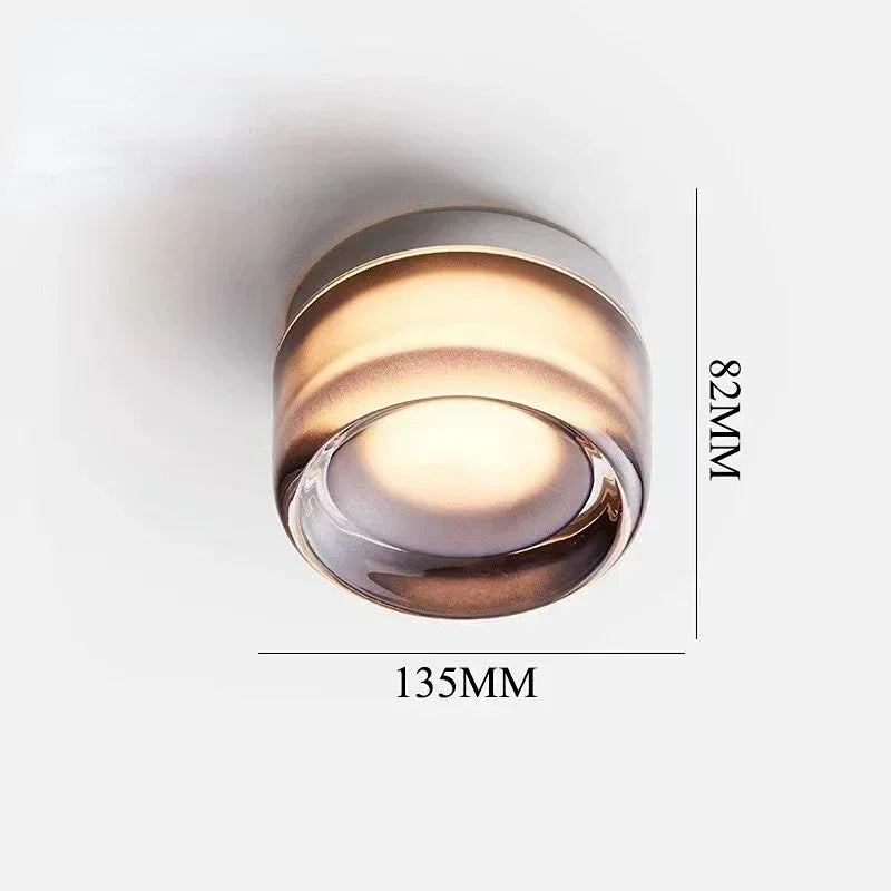 Lumo Round Glass Wall Light
