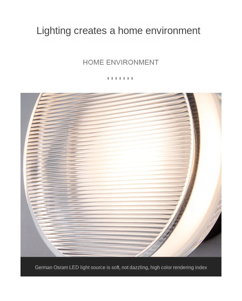 Lumo Round Glass Wall Light