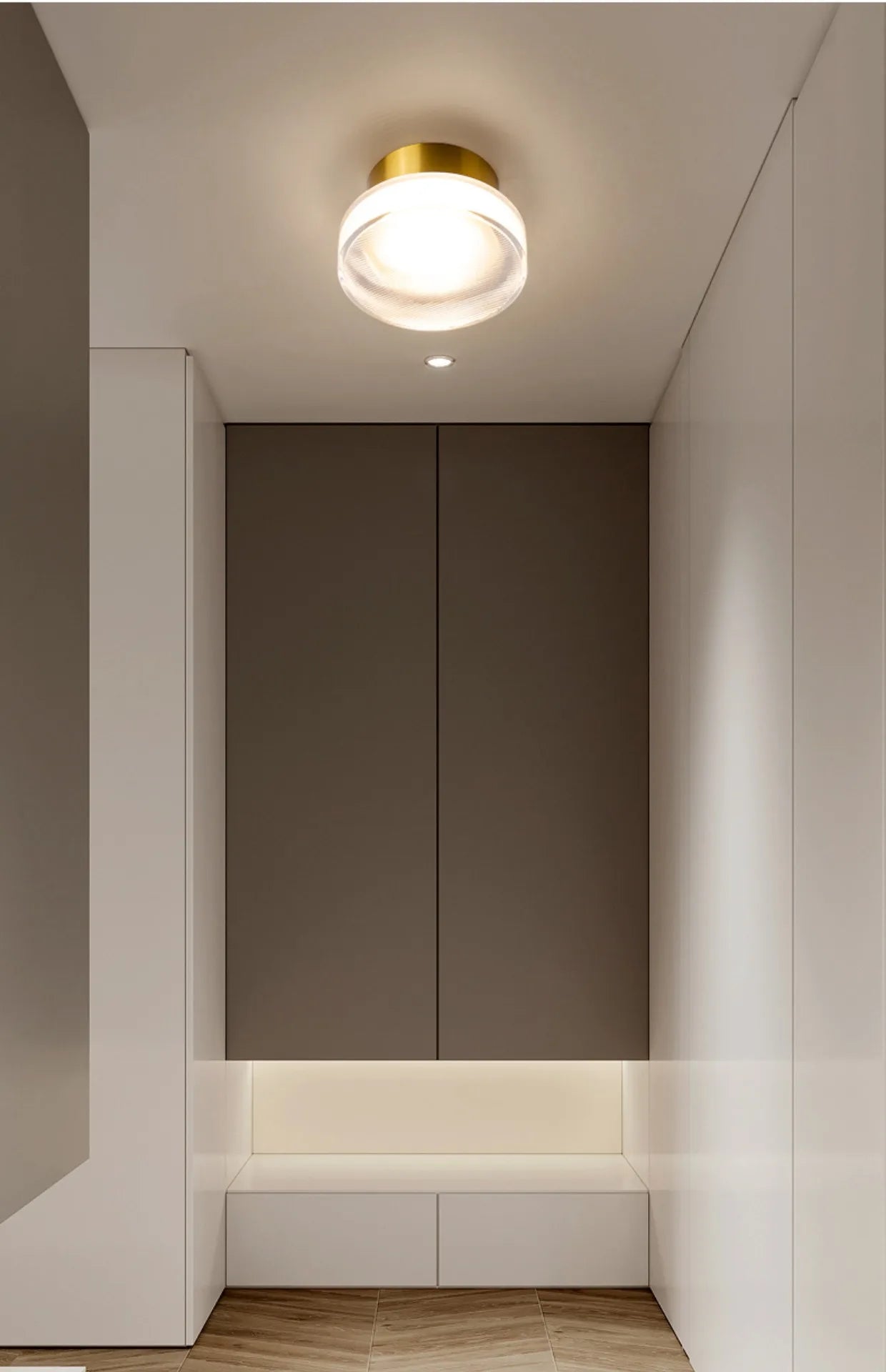 Lumo Round Glass Wall Light