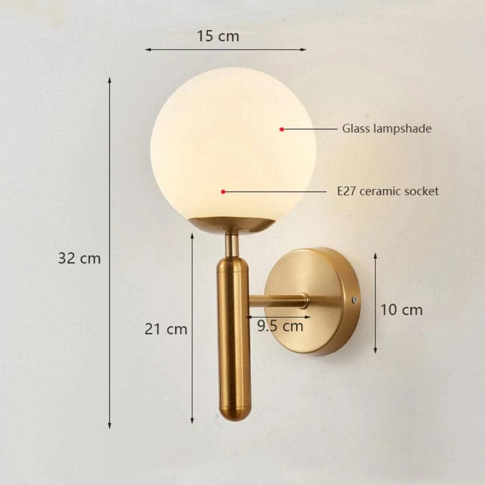 Bauer Black Wall Light