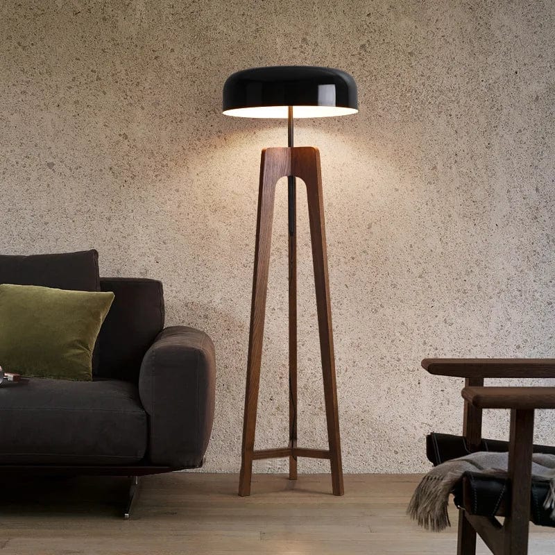 Lampadaire tripode vintage