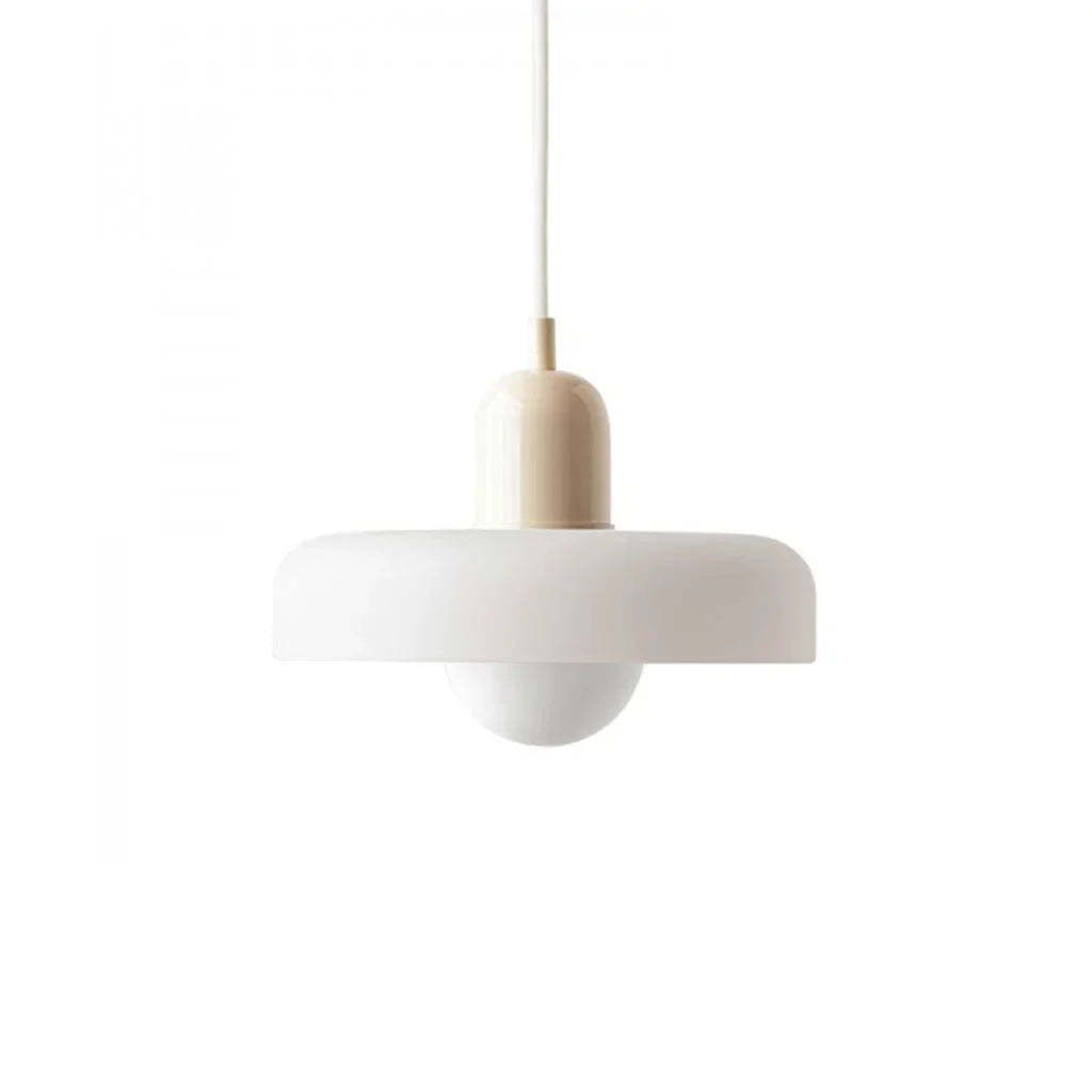 Finan Morandi Glass Disc Orb Pendant Lamp
