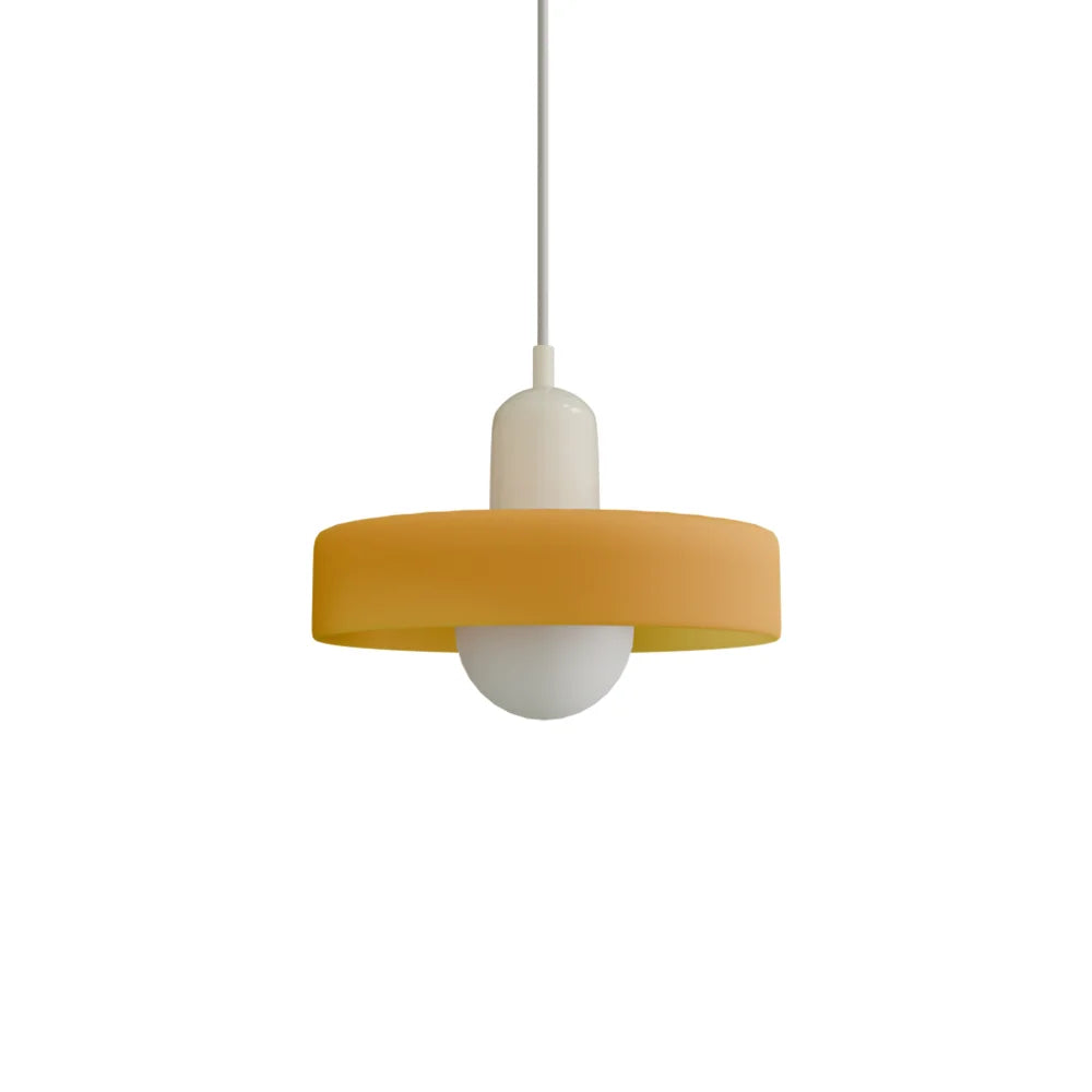 Finan Morandi Glass Disc Orb Pendant Lamp