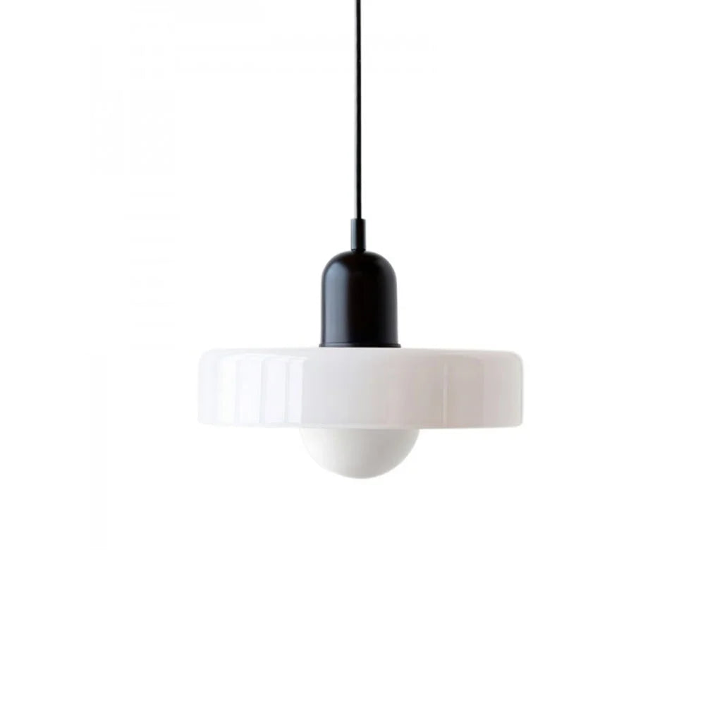Finan Morandi Glass Disc Orb Pendant Lamp