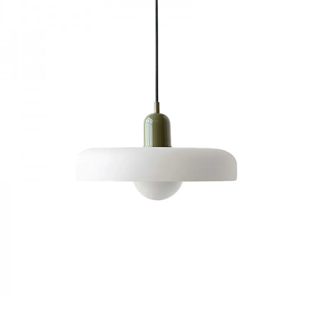 Finan Morandi Glass Disc Orb Pendant Lamp