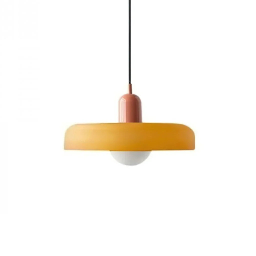 Finan Morandi Glass Disc Orb Pendant Lamp