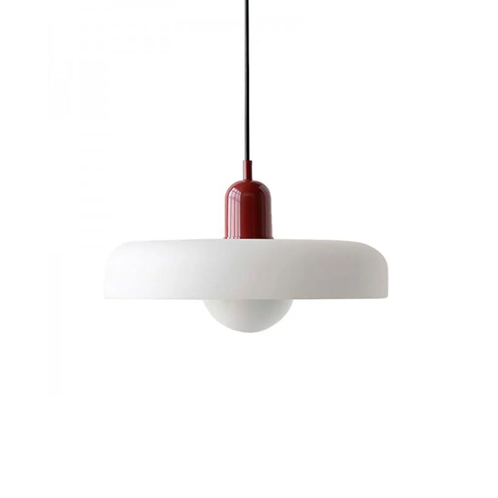 Finan Morandi Glass Disc Orb Pendant Lamp