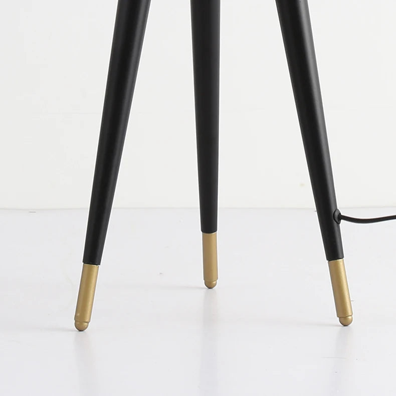 Noir Brass Tripod Lamp