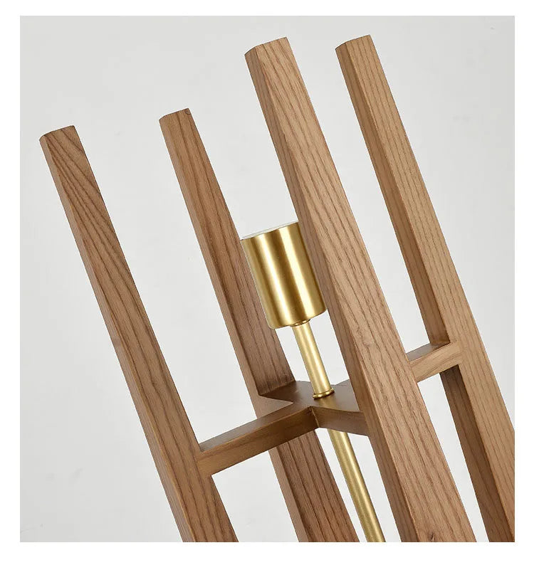 Kiru Wooden Lamp – Floor & Table