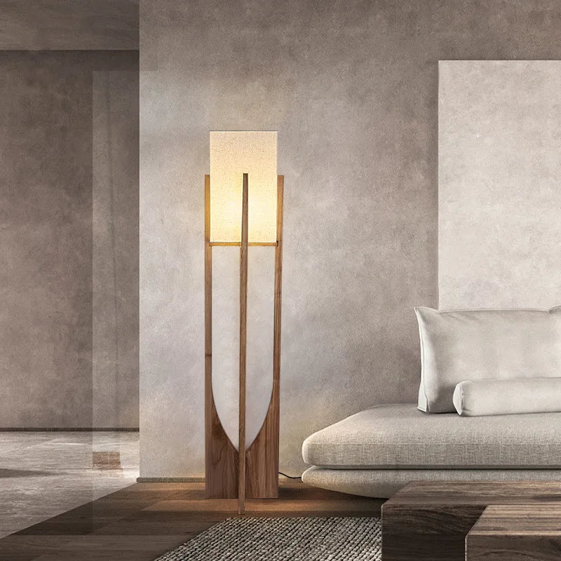 Kiru Wooden Lamp – Floor & Table