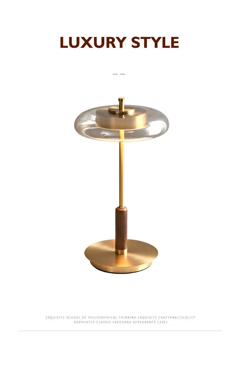 Eloa Glaslampe – Steh- und Tischlampe