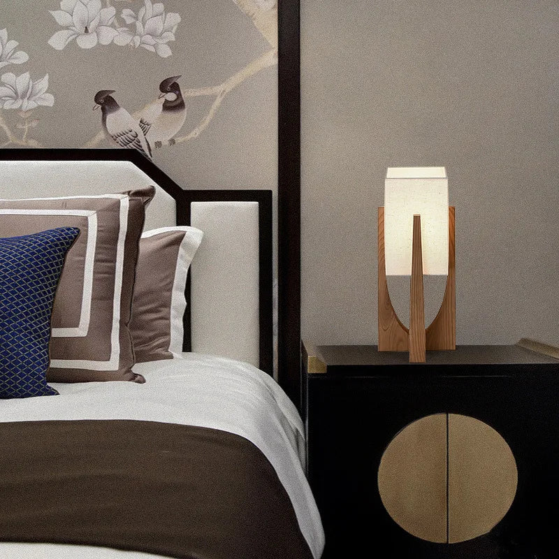 Kiru Wooden Lamp – Floor & Table