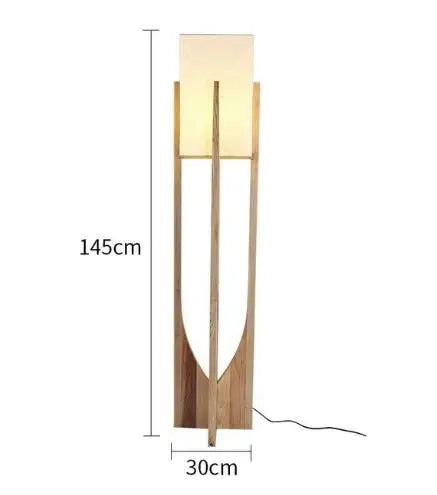 Kiru Wooden Lamp – Floor & Table