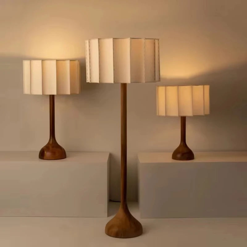 Lumo Pleat Lamp – Floor & Table