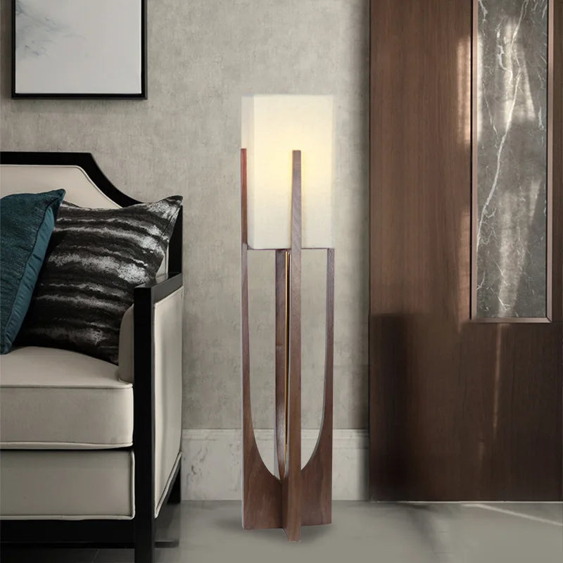 Kiru Wooden Lamp – Floor & Table
