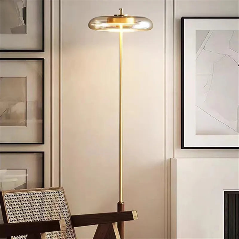 Eloa Glaslampe – Steh- und Tischlampe