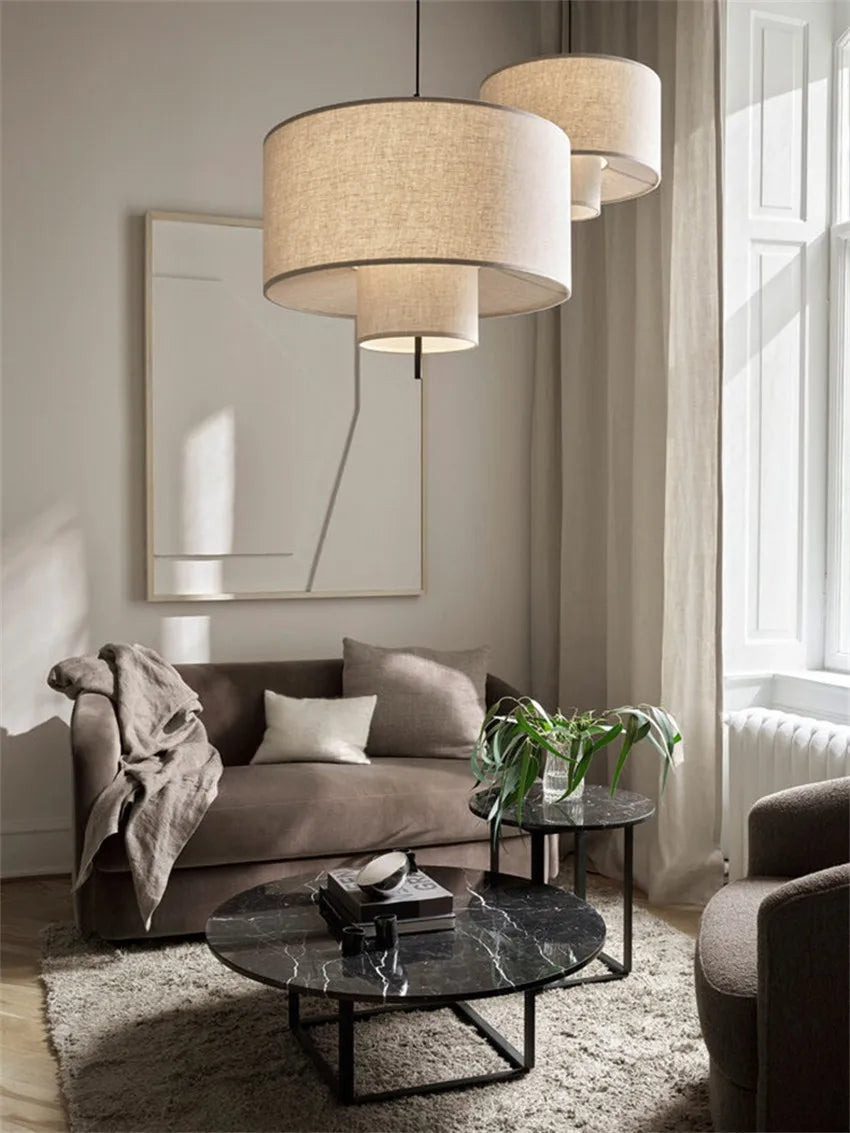 Ava Linen Pendant