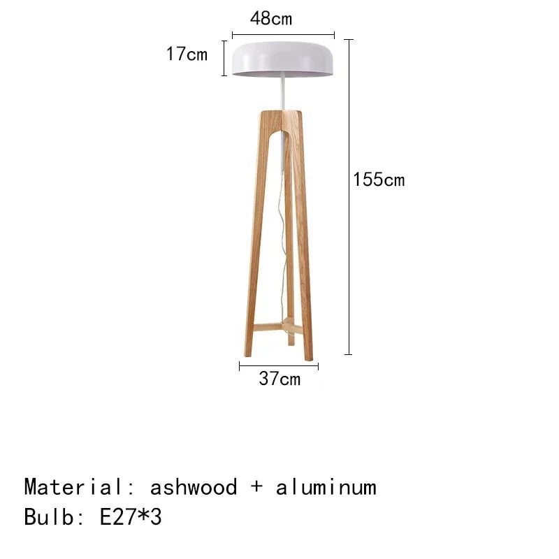 Orrin Wood Floor Lamp