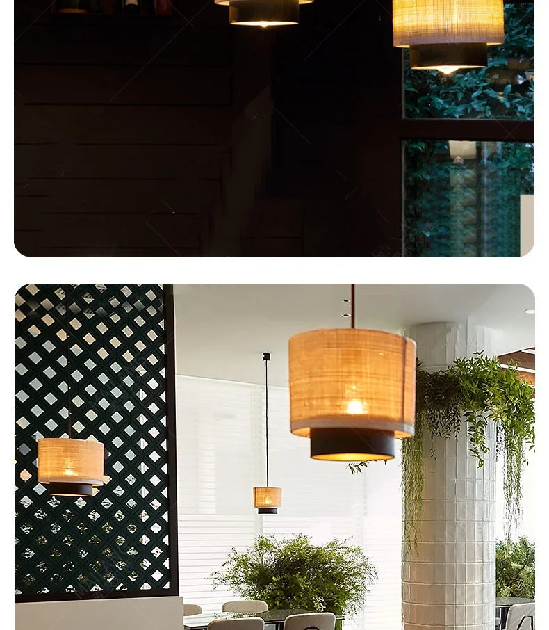 Ava Linen Pendant