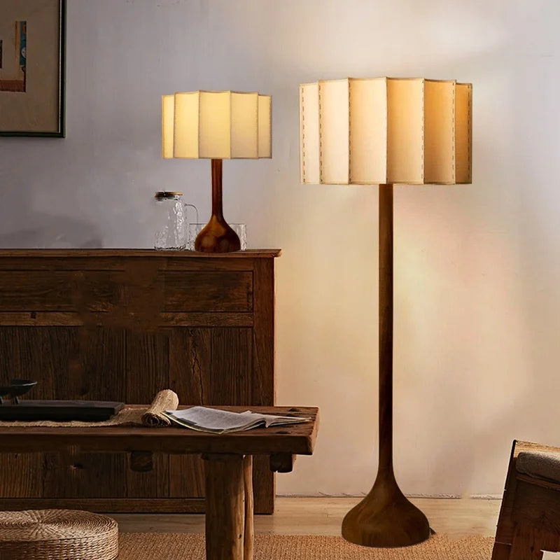 Lumo Pleat Lamp – Floor & Table