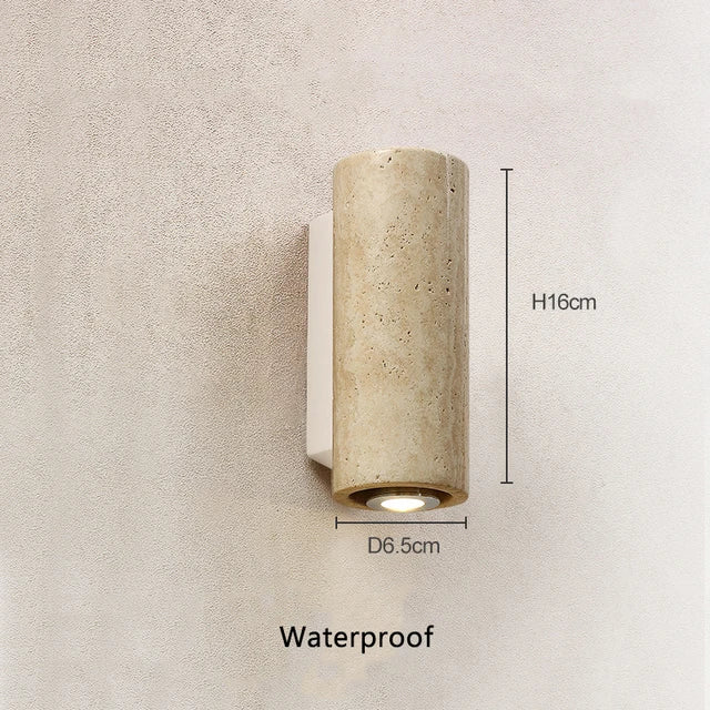 Travertijn Steen Wandlampen - Japanse Stijl