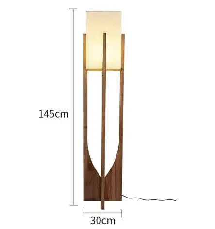 Kiru Wooden Lamp – Floor & Table