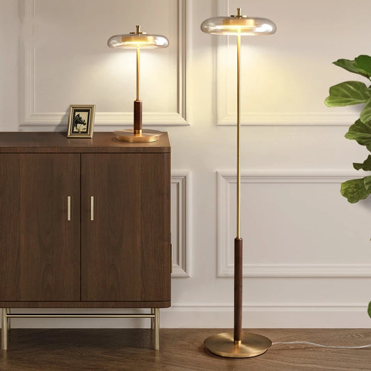 Eloa Glass Lamp – Floor & Table