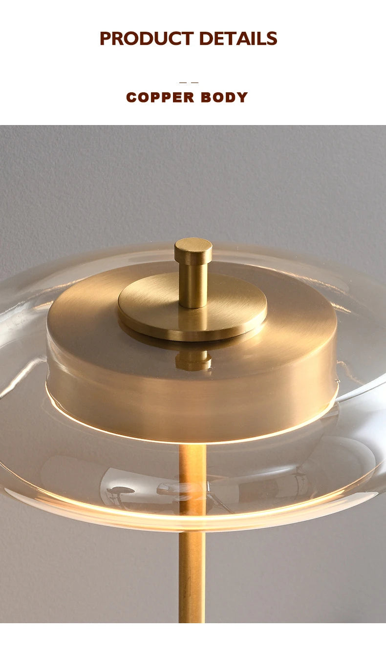 Eloa Glaslampe – Steh- und Tischlampe