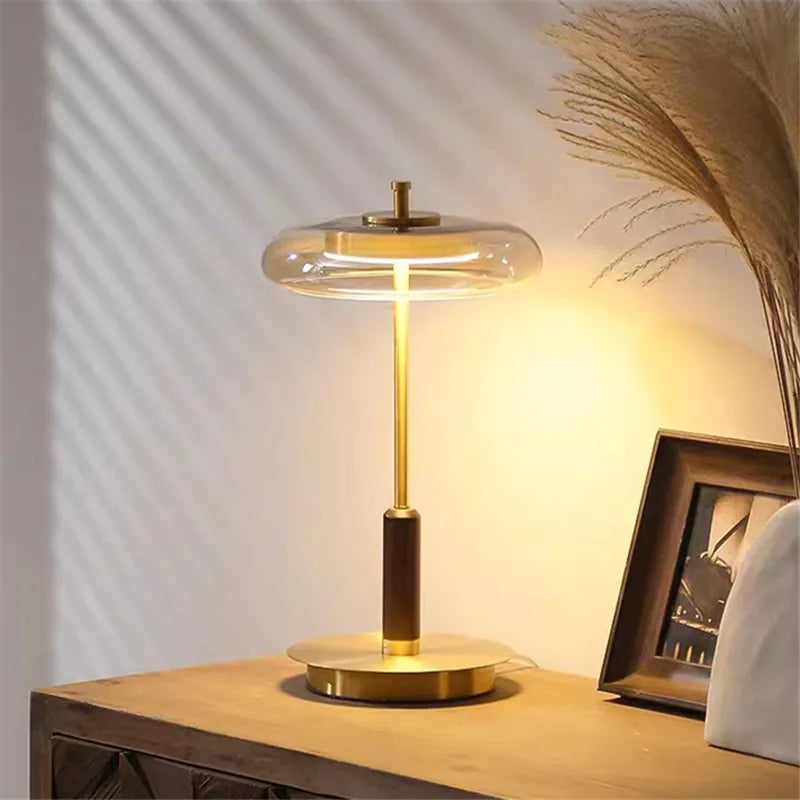 Eloa Glaslampe – Steh- und Tischlampe