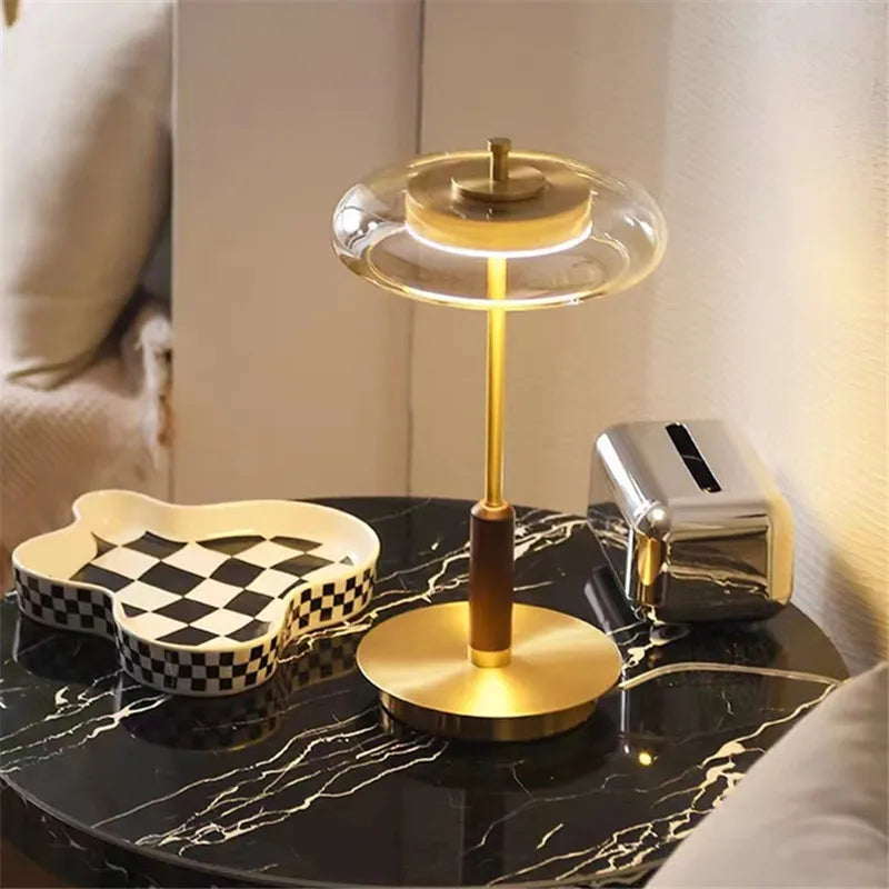 Eloa Glaslampe – Steh- und Tischlampe
