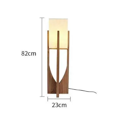 Kiru Wooden Lamp – Floor & Table