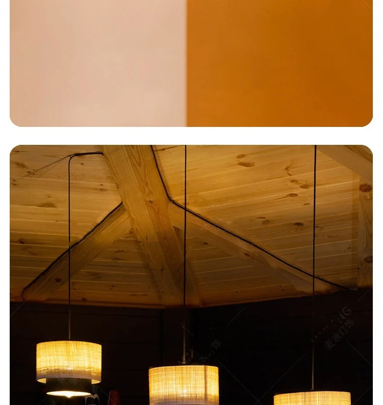 Ava Linen Pendant