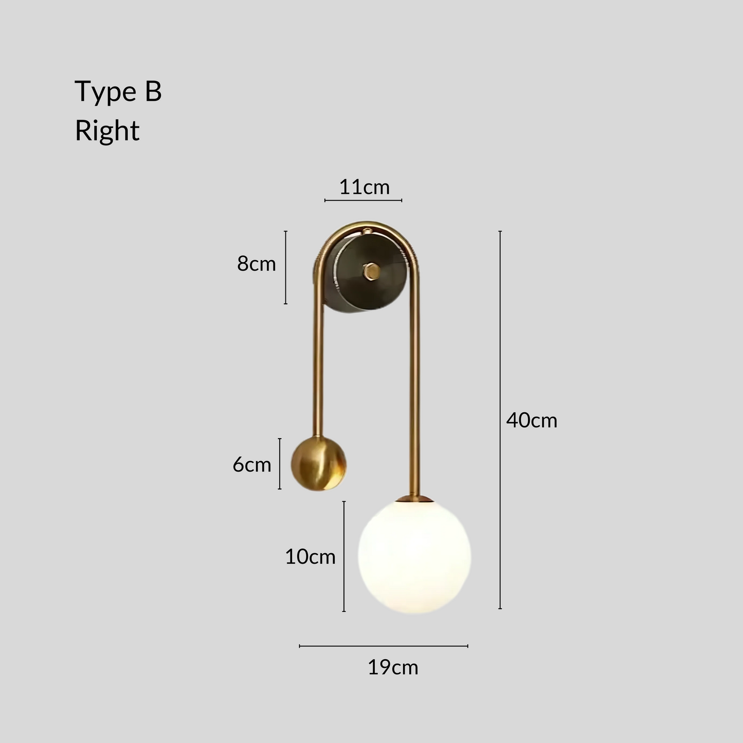 Balanced Wall Light