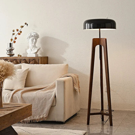 Lampadaire tripode vintage