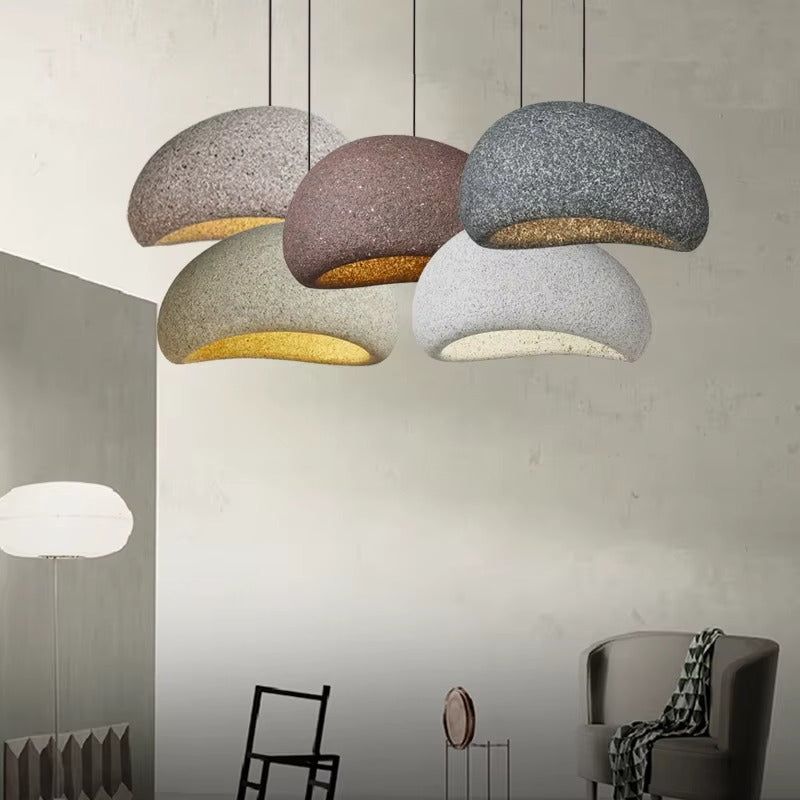 Hikari Japandi Pendant Light – Organic Design with a Warm Glow